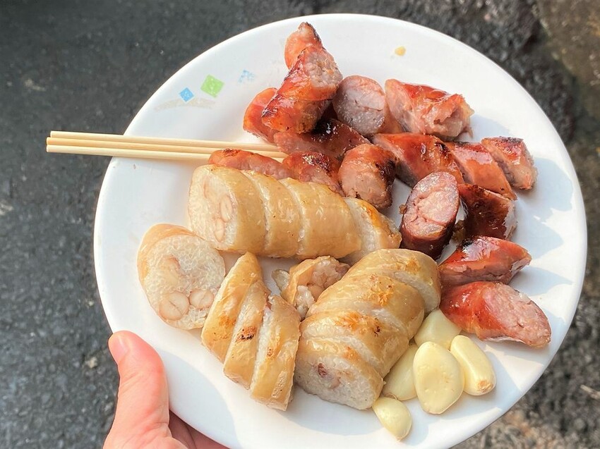 銅板價屏東小吃：大埔大腸香腸 / WalkerLand窩客島整理提供 未經許可不可轉載
