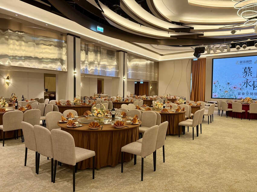 桃園市桃園區超美奶茶色！晶宴會館桃園館全新裝潢，奶茶人瘋掉，浪漫美翻又超有質感！