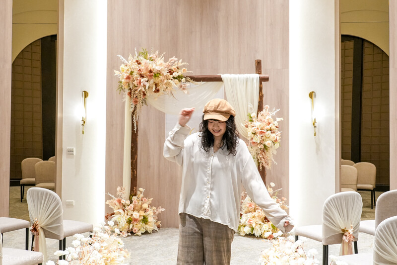 桃園|晶宴會館-桃園館.全新開幕!全台唯一獨棟、溫暖奶茶色系的典雅婚宴場地