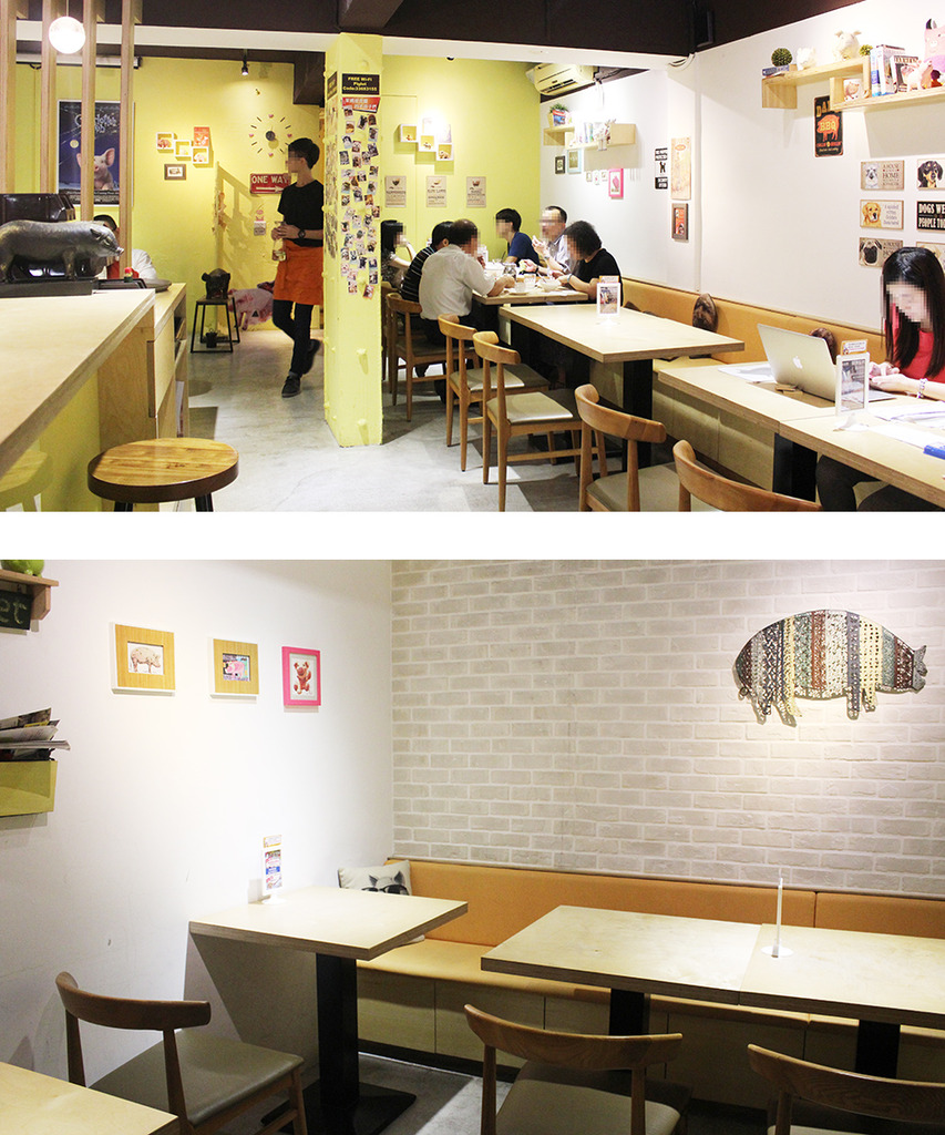 食記◎--【公館 台大】Piglet friendly cafe 彼克蕾友善咖啡館。以豬為主題的台北友善寵物餐廳/歡迎毛小孩