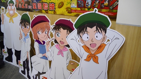 7-11名偵探柯南電影主題店：【柯南◍•ᴗ•◍❤】台北名偵探柯南電影主題店&KID STEAL PROJECT｜全台以台北萬華明日門市為首的業火的向日葵主題7-11