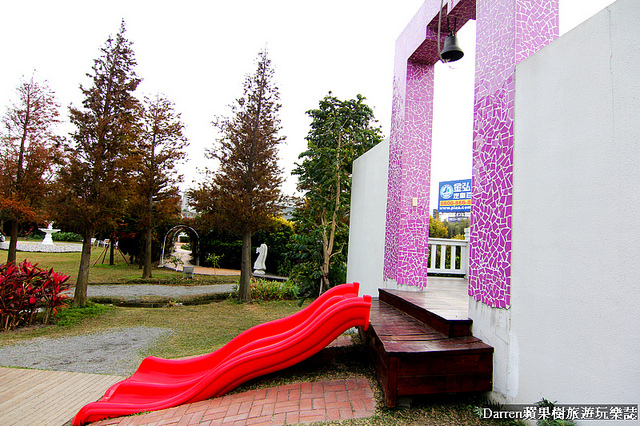 『彰化景點』探索迷宮歐式莊園★迷宮花園南法莊園IG臉書打卡熱點/彰化私房景觀餐廳/大沙坑大草坪落羽松婚紗拍攝親子景點