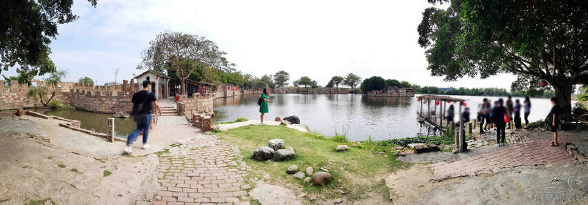 【台南景點】老塘湖藝術村 ➤ 穿越時空化身格格和皇帝,暢遊古城美景!台南學甲景點推薦!老塘湖藝術村戲服