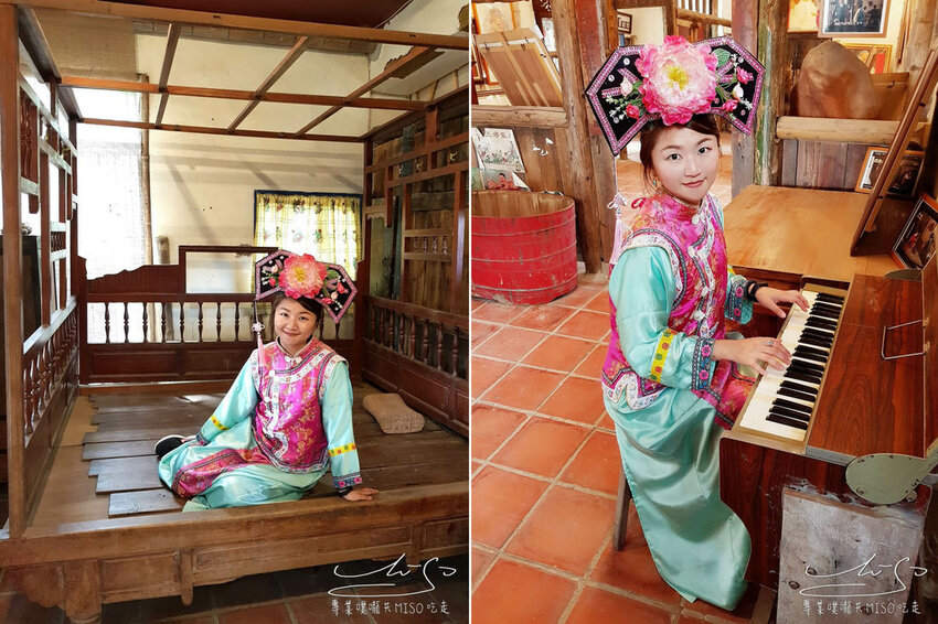 【台南景點】老塘湖藝術村 ➤ 穿越時空化身格格和皇帝,暢遊古城美景!台南學甲景點推薦!老塘湖藝術村戲服