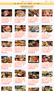 海綿飽飽的鳳梨城堡的美食牆