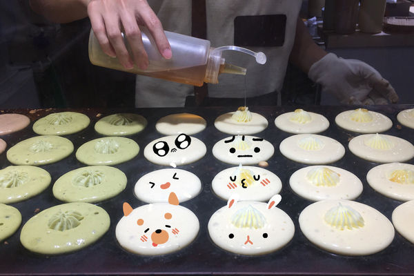 【永和美食】源本屋日式車輪餅專賣店-萌狗店長熊熊坐檯中｜新菜單