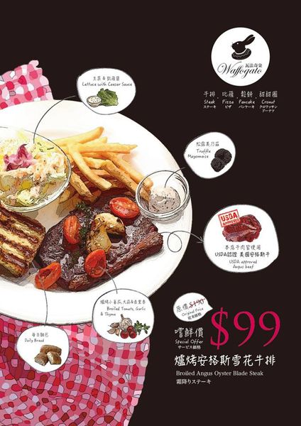 [邀約]料理是一種生活型態～瓦法奇朵 Waffogato（東區敦南店）。