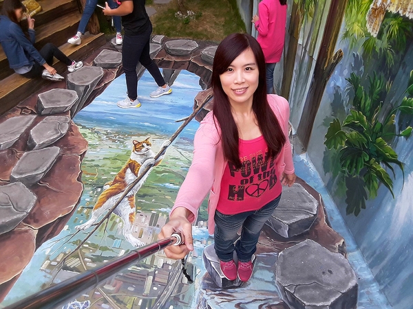 7-11 統一超商：【雲林景點】魔法貓屋7-11斗六保庄門市。快來喲!!~又有新的立體貓咪彩繪新作囉/小七超商應徵了喵星人/魔法森林喵咪的異想世界