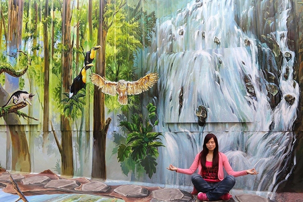 7-11 統一超商：【雲林景點】魔法貓屋7-11斗六保庄門市。快來喲!!~又有新的立體貓咪彩繪新作囉/小七超商應徵了喵星人/魔法森林喵咪的異想世界