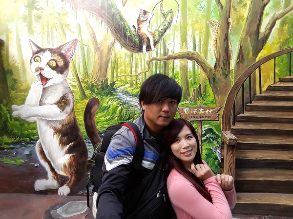 7-11 統一超商：【雲林景點】魔法貓屋7-11斗六保庄門市。快來喲!!~又有新的立體貓咪彩繪新作囉/小七超商應徵了喵星人/魔法森林喵咪的異想世界