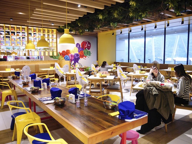 │台北親子餐廳│Citylink南港店－象園咖啡廳。超人氣限量小象推車