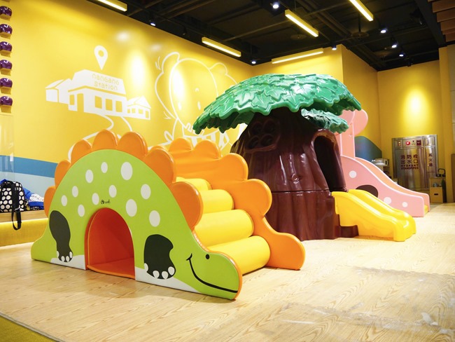 │台北親子餐廳│Citylink南港店－象園咖啡廳。超人氣限量小象推車