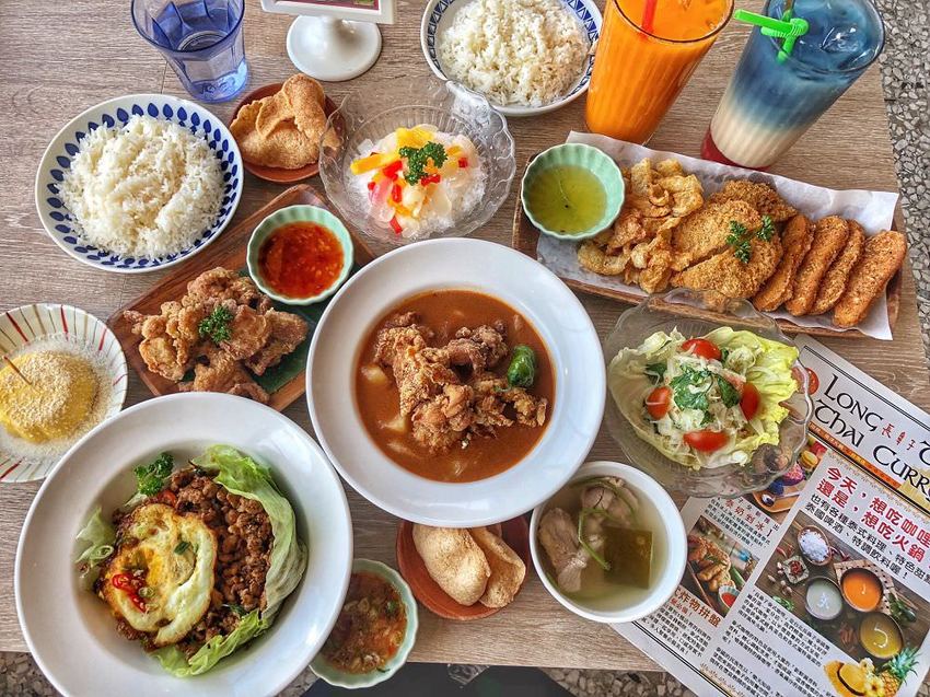 台南泰式料理【長鼻子泰式咖哩・南洋火鍋】茉莉香米/蝦餅/咖哩醬免費續 鄰近成大校區學生聚餐的好選擇 l 內文附新菜單 | 小白只饗ㄔ美食