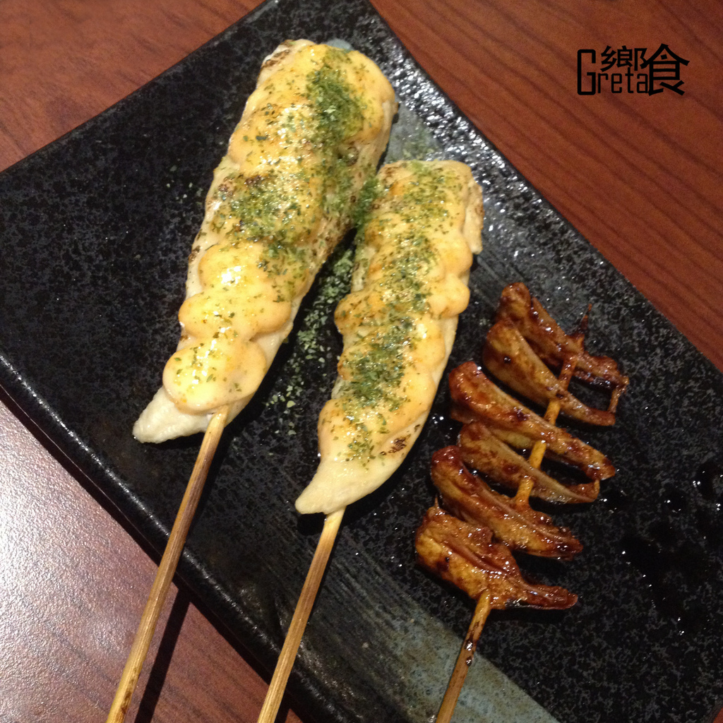 雞軟骨串燒 / 明太子雞肉串燒