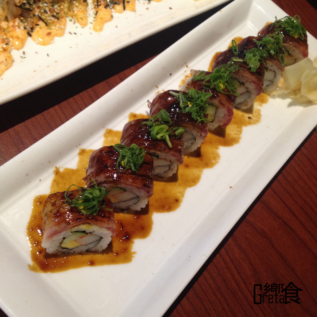 火焰牛肉毛毛蟲壽司