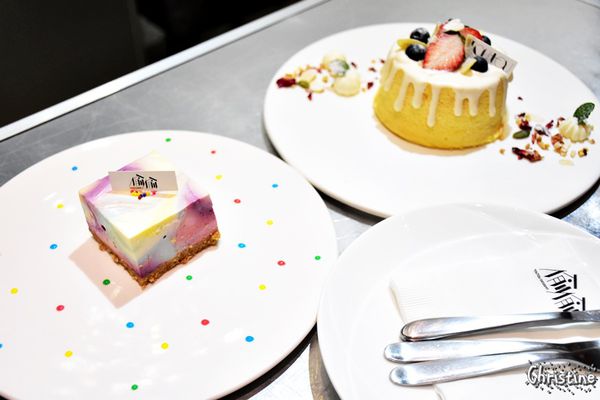 【台中。美食】西區 / 偷偷,繽紛點綴的彩虹蛋糕,夢幻下午茶,手作甜點,ig熱門打卡地標