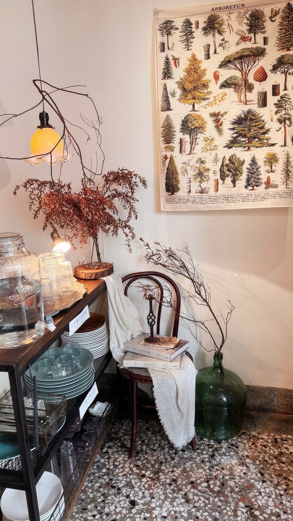 雲林美食推薦！斗六隱藏版蔬食 著迷食間，復古簡約鄉村風與療癒系菜單。