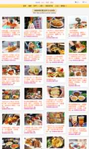 海綿飽飽的鳳梨城堡的美食牆