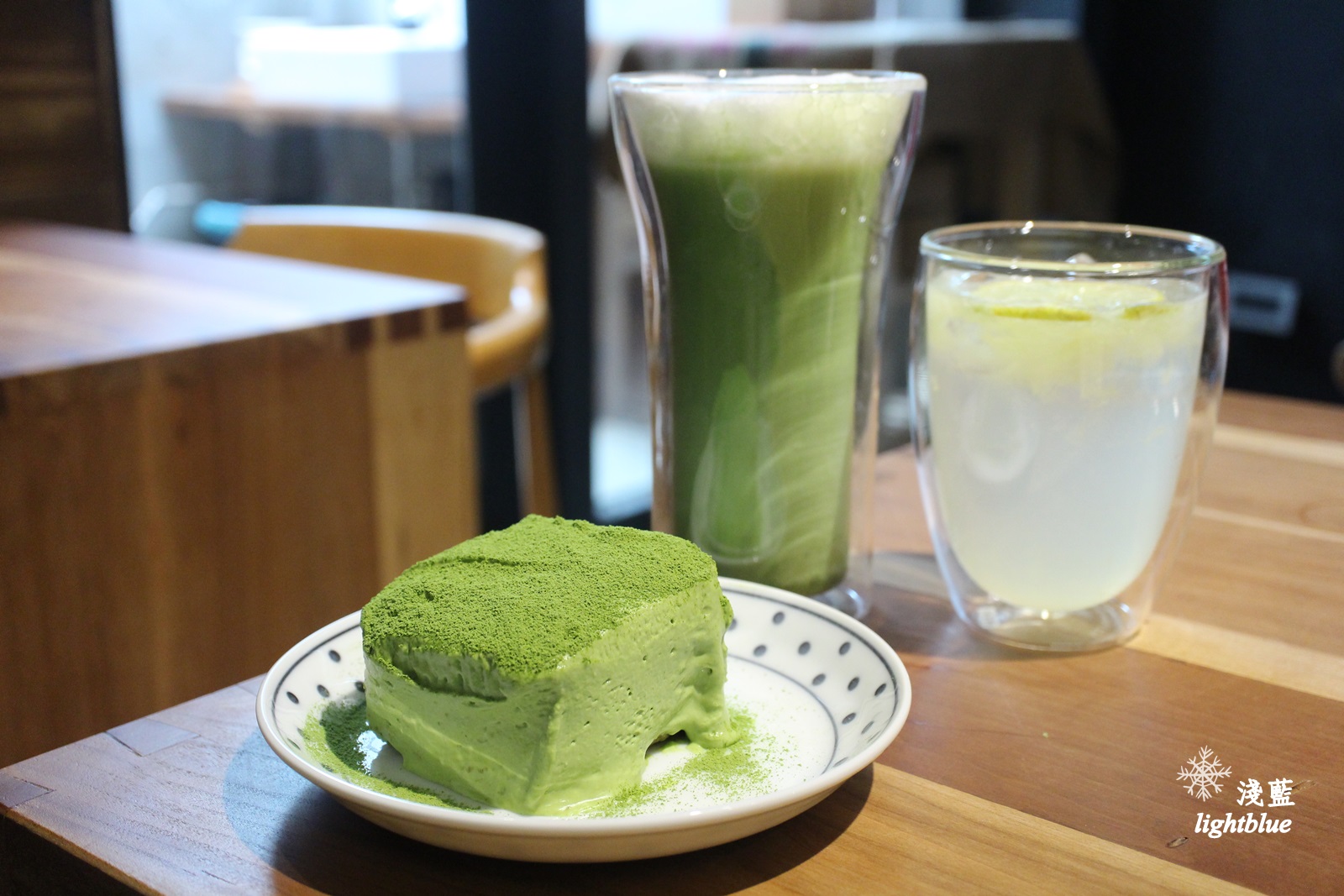 台中美食：淺藍 × Kusabi+ ～設計空間中的和風朝午食與抹茶提拉米蘇