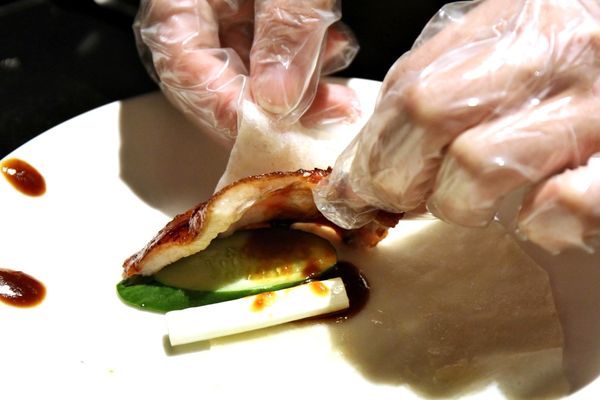 京華城，礁溪莊，櫻桃谷，櫻桃鴨，一鴨六吃，陳國邦師傅，京華城櫻桃谷