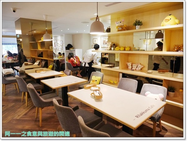 拉拉熊主題餐廳 Rilakkuma Cafe'：拉拉熊咖啡廳(台北店)～萌萌拉拉熊造型料理，捨不得吃阿~~