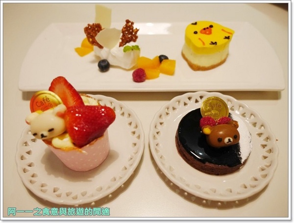 拉拉熊主題餐廳 Rilakkuma Cafe'：拉拉熊咖啡廳(台北店)～萌萌拉拉熊造型料理，捨不得吃阿~~