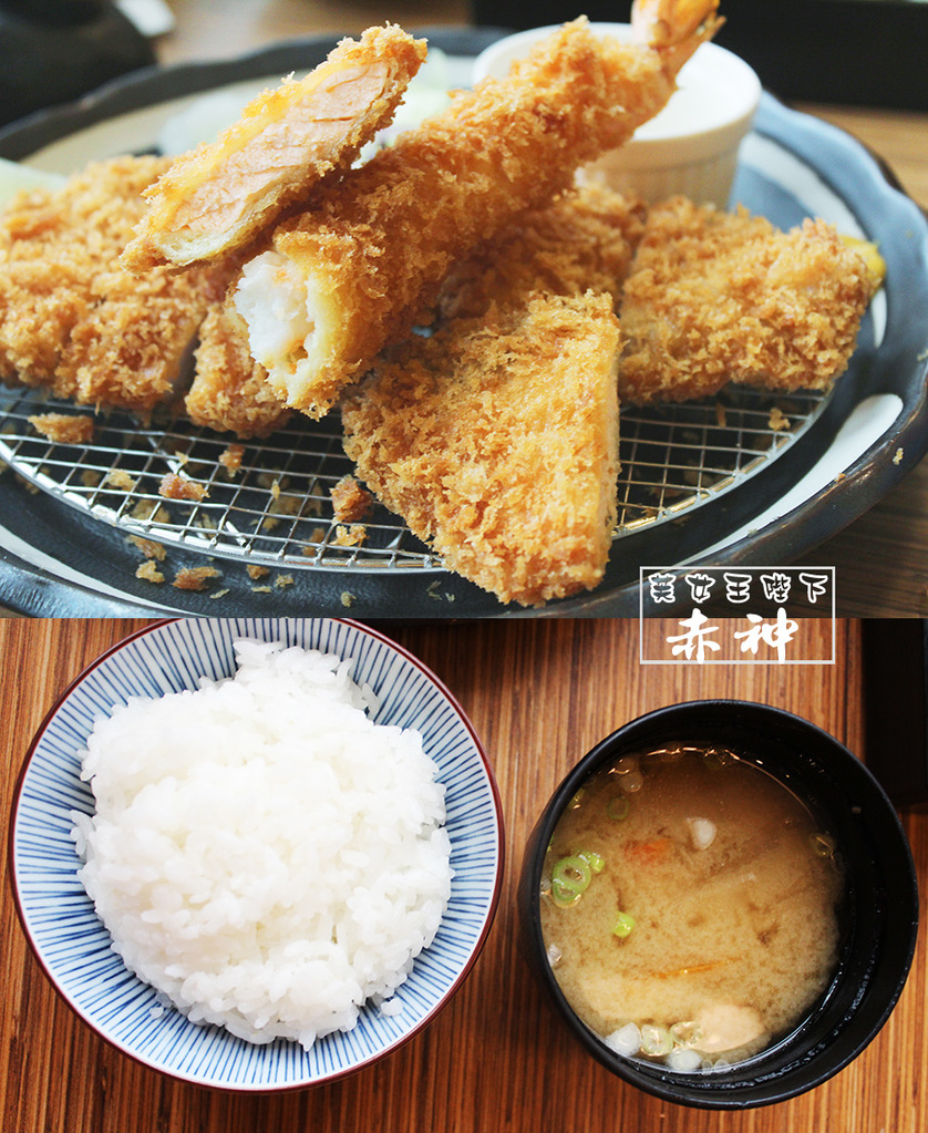 食記◎--【信義區 ATT4FUN】赤神日式豬排。人氣麻糬豬排X豪華海陸餐(內附菜單連結)