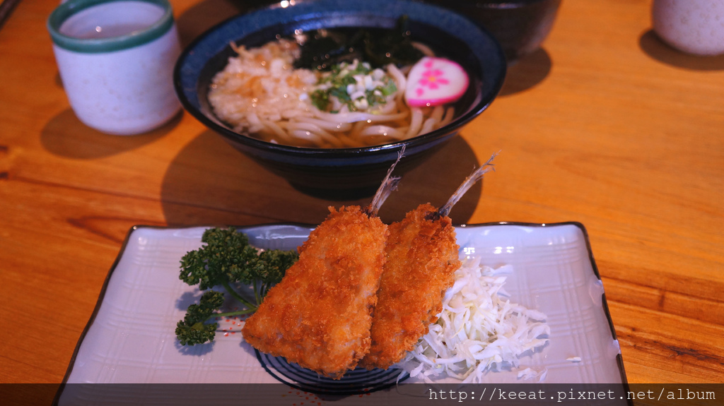 竹筴魚天婦羅烏龍