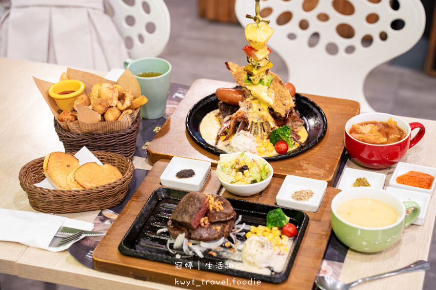 台中龍井美食餐廳推薦_阿蘭貝爾牛排廚房，加69元多樣炸物無限吃！被排餐耽誤的羅宋湯專賣店，中科商圈親子餐廳推薦_2025菜單 – 冠婷生活趣