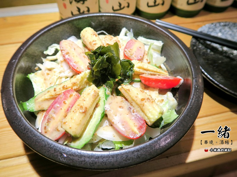 【捷運松江南京站】一緒串燒-酒場，長安東路串燒/日式平價居酒屋/串燒只要35元起!!/下班小酌好去處~