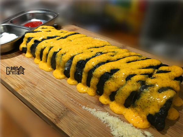 墨魚汁厚蛋燒 墨魚汁厚蛋燒