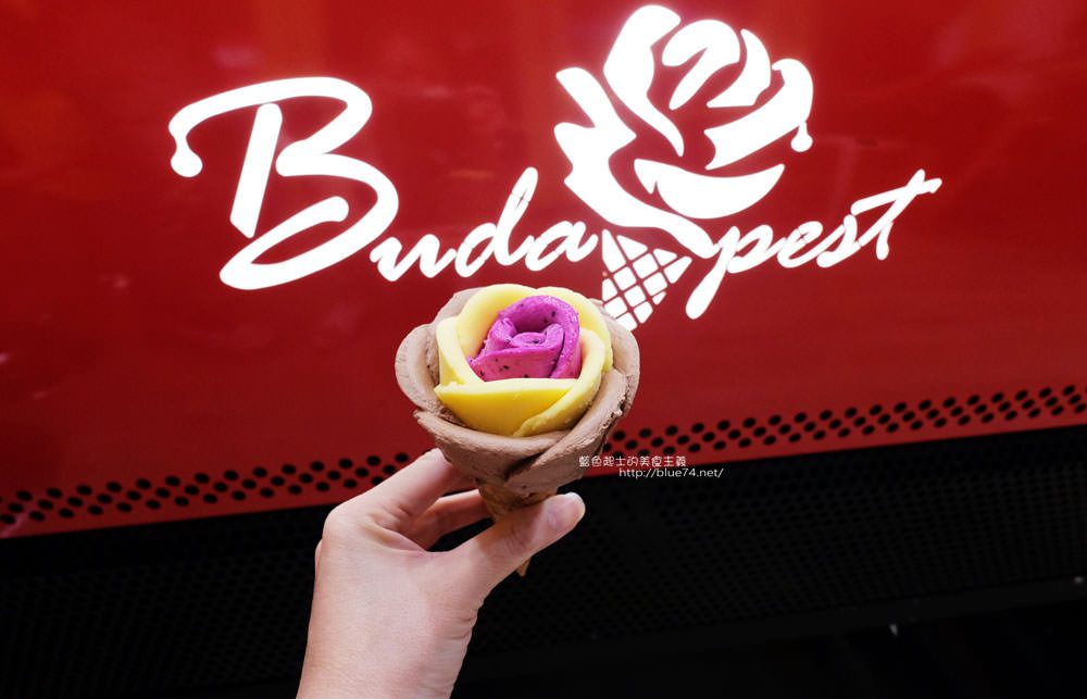 台中大雅│布達佩斯冰淇淋專賣店-浪漫手工玫瑰花造型冰淇淋.嚴選台灣本土新鮮食材.大雅美食推薦 - 藍色起士的美食主義