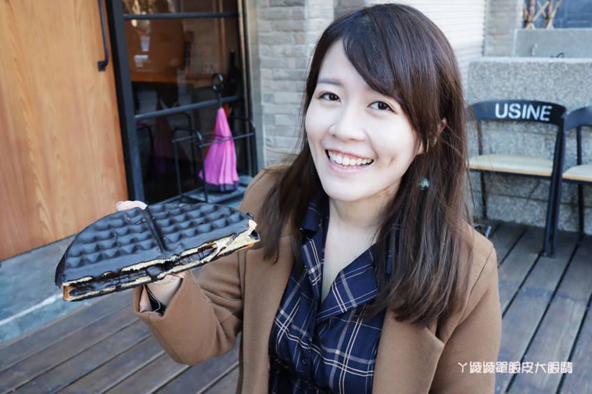 新竹竹北下午茶外送推薦黑瓦鬆餅!製作過程不加一滴水!隱藏版髒髒餅、抹茶控必吃又律森山