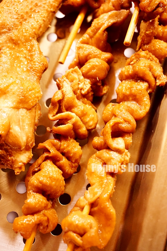 竹北宵夜 - 烤第一 燒烤/炸物攤，太便宜45元的炸雞排！首推蘿蔔糕和烤糯米腸超好吃～～自強南路宵夜（菜單）