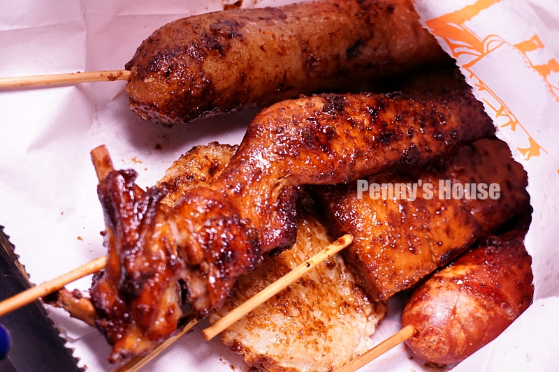 竹北宵夜 - 烤第一 燒烤/炸物攤，太便宜45元的炸雞排！首推蘿蔔糕和烤糯米腸超好吃～～自強南路宵夜（菜單）