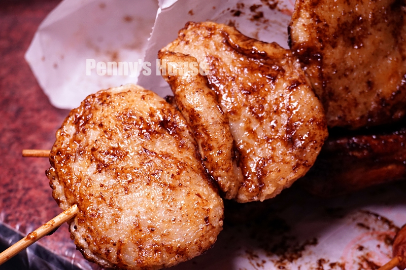 竹北宵夜 - 烤第一 燒烤/炸物攤，太便宜45元的炸雞排！首推蘿蔔糕和烤糯米腸超好吃～～自強南路宵夜（菜單）