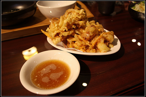 【台北食記】大安旗艦店‧米澤製麵烏龍麵 天婦羅炸物