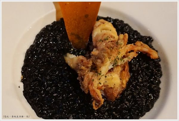 台中薄多義-82-香煎中卷墨魚汁燉飯.JPG