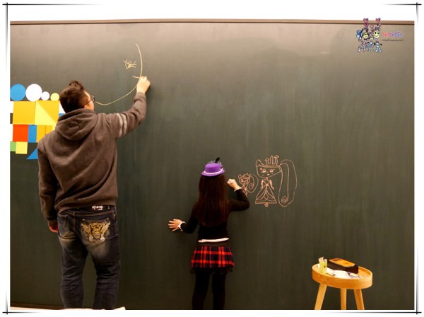 老爺行旅,台南住宿,黑板,虹牌油漆主題房,虹牌油漆,台南旅遊