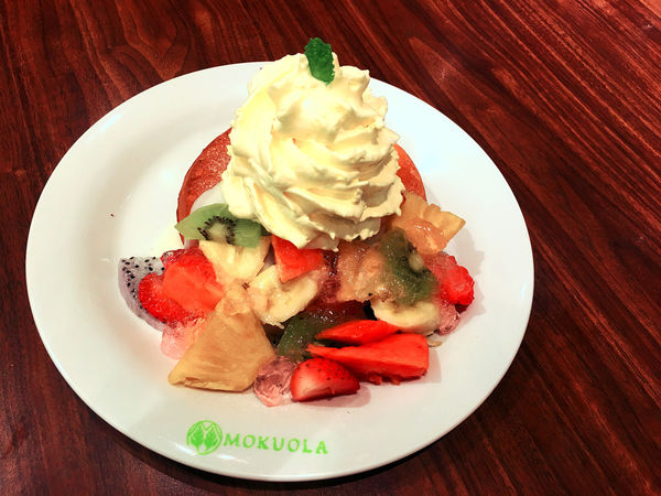 ［信義區 捷運市政府站]Mokuola夏威夷日式鬆餅 夏威夷熱帶風味鬆餅 鹽味醬雞肉組合