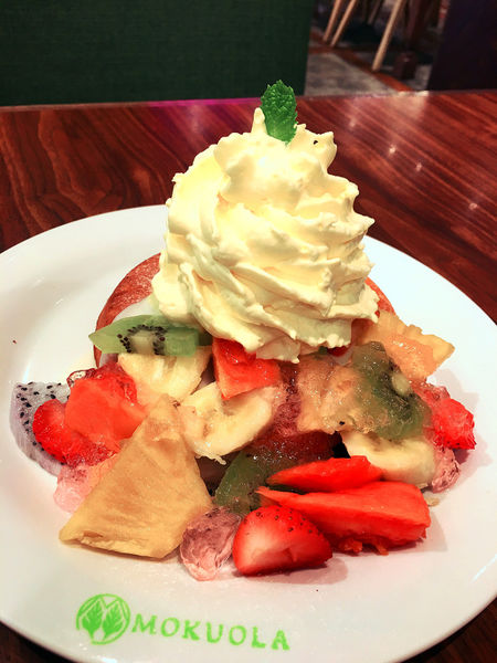 ［信義區 捷運市政府站]Mokuola夏威夷日式鬆餅 夏威夷熱帶風味鬆餅 鹽味醬雞肉組合