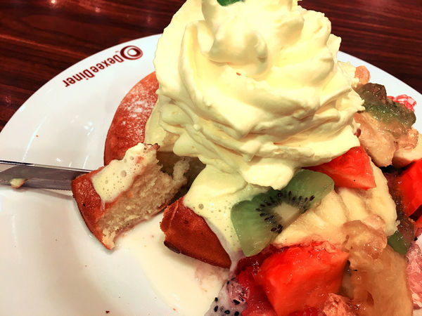 ［信義區 捷運市政府站]Mokuola夏威夷日式鬆餅 夏威夷熱帶風味鬆餅 鹽味醬雞肉組合