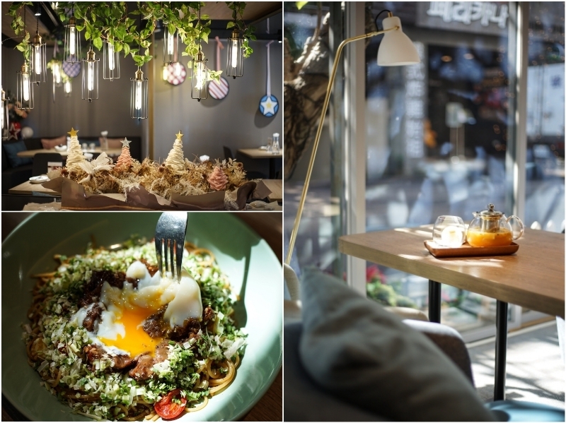 [大安區美食]petit doux 微兜 光復店 麻辣牛筋義大利麵非常推薦 美味不違和  靠在沙發享受陽光慵懶氛圍  國父紀念館捷運站美食推薦