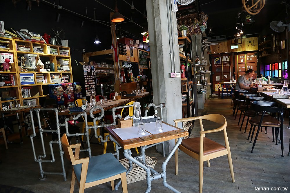 台南美食｜鐵木匠複合式餐廳~復古工業風秘密基地裡視覺與味覺的高CP值餐廳｜火鍋｜燉飯｜義大利麵 - 台南好Food遊