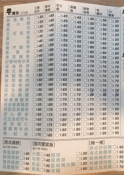 【亞東醫院】早。自己2.0朝食製作所│自製麵包+CP值高早午餐