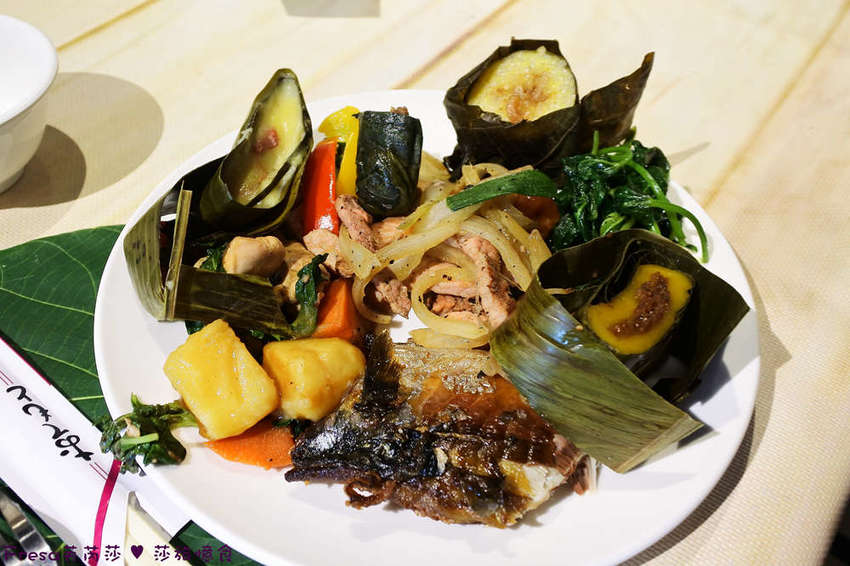 屏東童玩王國安坡部落.排灣族道地阿拜小米風味餐. 大自然森林教室DIY竹火祈福.DIY初魯克麻糬好有趣- Fresa芙芮莎♥莎旅憶食