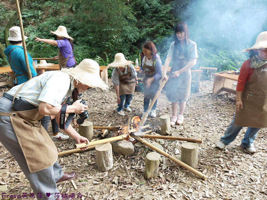 屏東童玩王國安坡部落.排灣族道地阿拜小米風味餐. 大自然森林教室DIY竹火祈福.DIY初魯克麻糬好有趣- Fresa芙芮莎♥莎旅憶食