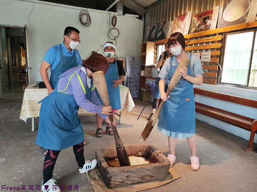 屏東童玩王國安坡部落.排灣族道地阿拜小米風味餐. 大自然森林教室DIY竹火祈福.DIY初魯克麻糬好有趣- Fresa芙芮莎♥莎旅憶食