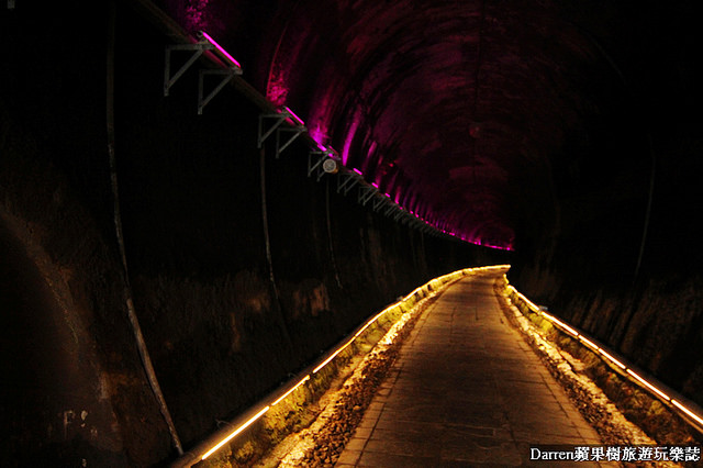 『苗栗旅遊景點』功維敘隧道★百年鐵道城牆隧道重現變身夢幻七彩隧道景點/貓貍山公園天熱消暑順遊好去處