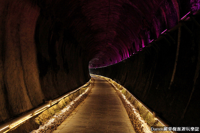 『苗栗旅遊景點』功維敘隧道★百年鐵道城牆隧道重現變身夢幻七彩隧道景點/貓貍山公園天熱消暑順遊好去處